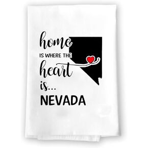 Home Is Where The Heart Is Mississippi Decorative Towel | Kitchen And Bath Hand Towel | Home Decor Decoration
