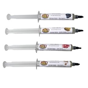 4 Pack Oyster Mushroom Liquid Culture Blue, Gold, Pink, King