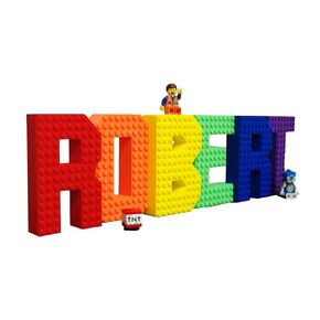 Personalized Brick Style Letters - Fully Customizable