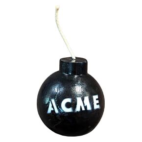 ACME Cannonball Replica, Solid Concrete, 6 lbs, 5 in Diameter, Doorstop/Bookend/Lawn/Garden Ornament/Gag Gift