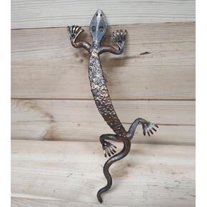 Door handle pull, Lizard, Metal barn door handle