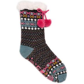 MUK LUKS Women's Tall Cabin Sox (1 Pair Pack) in Kuwait