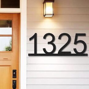 Metal House Numbers for Outside - Personalized Address Number Sign and Street Name Sign Custom House Number Sign, Handmade Metal Address Sign Custom Address Numbers for house