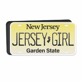 جيرسي فتاة المغناطيس للسيارة - New Jersey Garden State Licker Magnet مرنة - Cape May Wildwood NJ - Gute Jersey Shore Gift