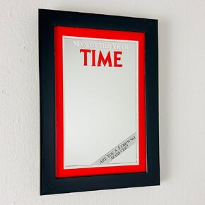 4"x6" Man of the Year Time magazine Glass Mirror from The Big Lebowski Handcrafted Exact replica to the finest details Using highest quality Materials