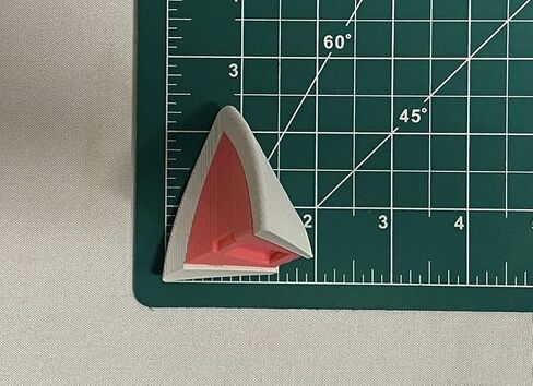 2x Cat Ears - Universal - Made in USA (White/Pink) in Kuwait
