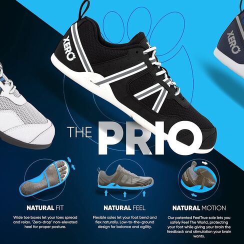 Xero Shoes Barefoot Shoes for Men | Prio Running Shoes for Men | Zero Drop, Minimalist, Wide Toe Box, Lightweight | Insignia Blue, Size 9 in Saudi Arabia