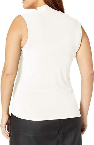 Star Vixen Women's Plus-Size Sleeveless Tieneck Blouse in Saudi Arabia