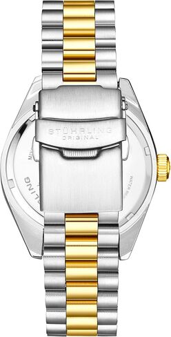 Stuhrling Original Men's Symphony Regent Coronet Stainless Steel Bracelet Watch in Saudi Arabia