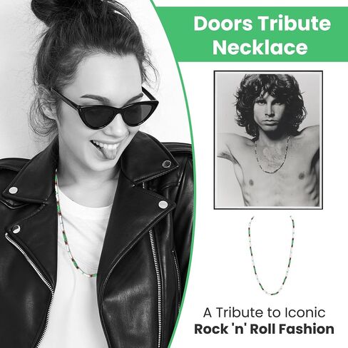 Doors Tribute - Exact Replica of Love Bead Necklace worn by Morrison on Rolling Stone Cover in Saudi Arabia