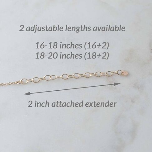Gold Cross Necklaces for Women, 14k Gold Filled Dainty Cross Necklace, Religious Jewelry, Gift for Communion, Baptism, Layered Necklace, Austin Down to Earth (Gold, 16+2) in Kuwait
