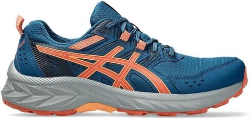 ASICS Women's Gel-Venture 9 Waterproof Running Shoes, 7.5, Black/Light Blue in Kuwait