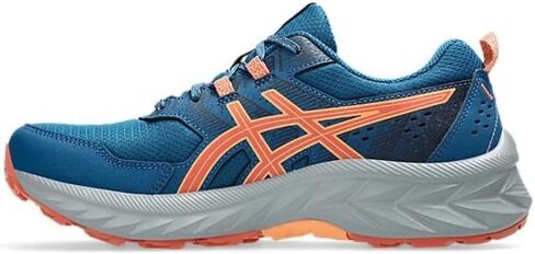 ASICS Women's Gel-Venture 9 Waterproof Running Shoes, 7.5, Black/Light Blue in Kuwait