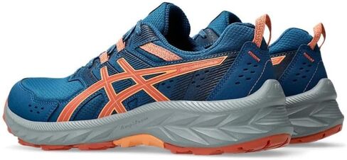 ASICS Women's Gel-Venture 9 Waterproof Running Shoes, 7.5, Black/Light Blue in Kuwait