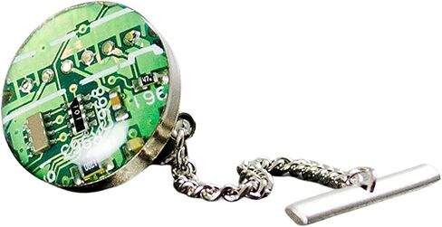 Recycled Circuit Board Tie Tack in Saudi Arabia