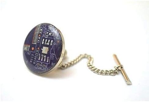 Recycled Circuit Board Tie Tack in Saudi Arabia