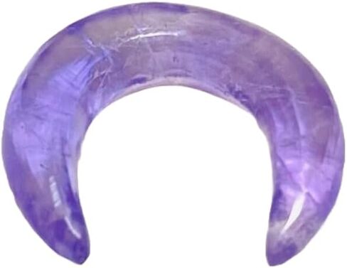 Uni Craft's Amethyst Gemstone Septum Pincher, Handmade Tribal Naga Body Piercing Jewelry, 12g (2mm) to 1/2 inch (12mm), Customized Sizes Available (8g (3mm)) in Saudi Arabia