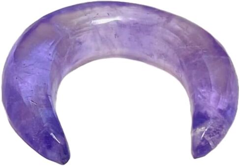 Uni Craft's Amethyst Gemstone Septum Pincher, Handmade Tribal Naga Body Piercing Jewelry, 12g (2mm) to 1/2 inch (12mm), Customized Sizes Available (8g (3mm)) in Saudi Arabia