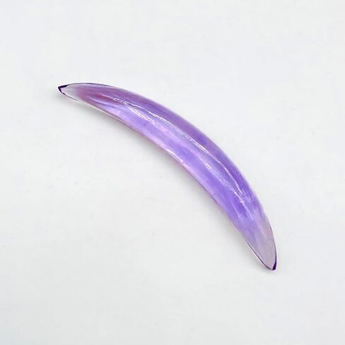 Uni Craft's Natural Amethyst Gemstone Handcrafted Septum Tusk Pincher Nose Piercing Naga Body Jewelry Gauge Size 12g (2mm) to 0000g (12mm) Customized Size & Wholesale Also Available (10g (2.5mm)) in Kuwait