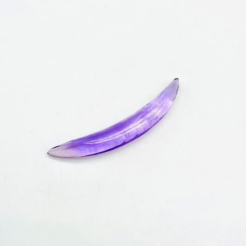 Uni Craft's Natural Amethyst Gemstone Handcrafted Septum Tusk Pincher Nose Piercing Naga Body Jewelry Gauge Size 12g (2mm) to 0000g (12mm) Customized Size & Wholesale Also Available (10g (2.5mm)) in Kuwait