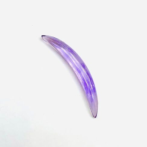 Uni Craft's Natural Amethyst Gemstone Handcrafted Septum Tusk Pincher Nose Piercing Naga Body Jewelry Gauge Size 12g (2mm) to 0000g (12mm) Customized Size & Wholesale Also Available (10g (2.5mm)) in Kuwait