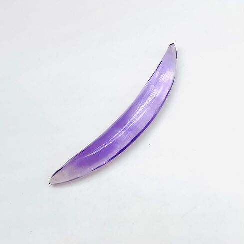 Uni Craft's Natural Amethyst Gemstone Handcrafted Septum Tusk Pincher Nose Piercing Naga Body Jewelry Gauge Size 12g (2mm) to 0000g (12mm) Customized Size & Wholesale Also Available (10g (2.5mm)) in Kuwait