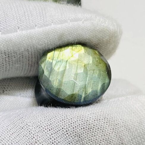 مجوهرات الجسم Naga Multiflash Labradorite Gemstone Ear Plugs (زوج) مقابس مقاس سداسية مقطوعة من أجل Earlobe (8g-54mm) (0g (8mm)) in Kuwait