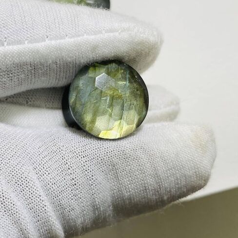 مجوهرات الجسم Naga Multiflash Labradorite Gemstone Ear Plugs (زوج) مقابس مقاس سداسية مقطوعة من أجل Earlobe (8g-54mm) (0g (8mm)) in Kuwait