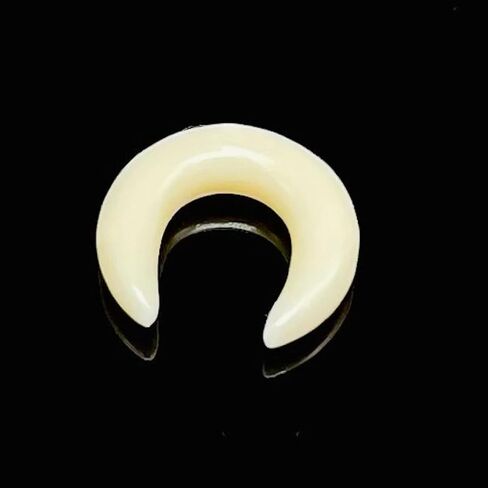 Synthetic Bone Crescent Septum Pincher Piercing Gauges, Sizes 2mm to 12mm (3.5 mm (7 g)) in Saudi Arabia