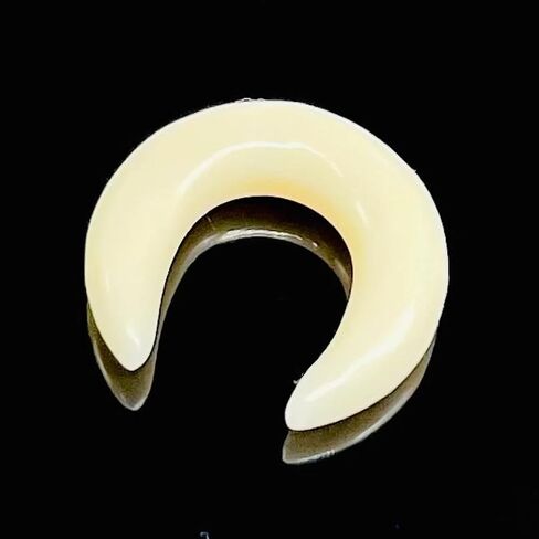 Synthetic Bone Crescent Septum Pincher Piercing Gauges, Sizes 2mm to 12mm (3.5 mm (7 g)) in Saudi Arabia