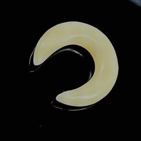 Synthetic Bone Crescent Septum Pincher Piercing Gauges, Sizes 2mm to 12mm (3.5 mm (7 g)) in Saudi Arabia