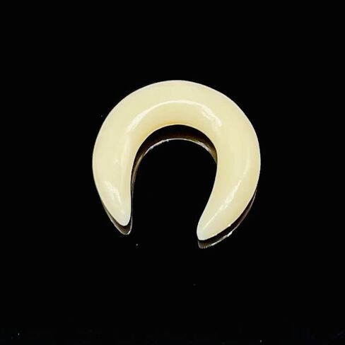 Synthetic Bone Crescent Septum Pincher Piercing Gauges, Sizes 2mm to 12mm (3.5 mm (7 g)) in Saudi Arabia