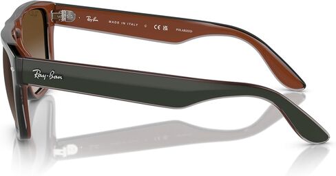 Ray-Ban RB4407 Square Sunglasses, Brown/Light Brown Transparent/Brown Gradient, 57 mm in Saudi Arabia
