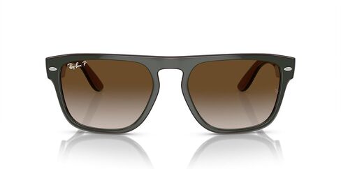 Ray-Ban RB4407 Square Sunglasses, Brown/Light Brown Transparent/Brown Gradient, 57 mm in Saudi Arabia