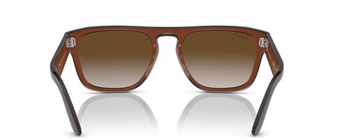 Ray-Ban RB4407 Square Sunglasses, Brown/Light Brown Transparent/Brown Gradient, 57 mm in Saudi Arabia