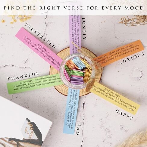 Wifey Bible Verse Jar – Valentine's Day Gifts for Wife, 92 Color-Coded Bible Verses “Read This When" | Faith Encouragement Gift for Her, Anniversary in Kuwait