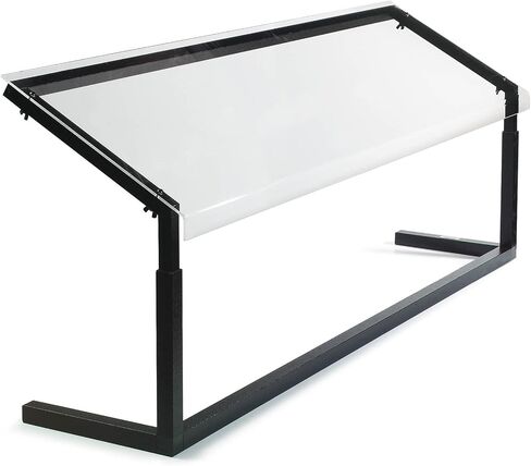 Carlisle FoodService Products Buffet Bar Adjustable Sneeze Guard for Catering, Buffets, Restaurants, Plastic, 73.25 Inches, Black in Saudi Arabia