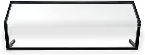Carlisle FoodService Products Buffet Bar Adjustable Sneeze Guard for Catering, Buffets, Restaurants, Plastic, 73.25 Inches, Black in Saudi Arabia