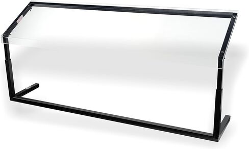 Carlisle FoodService Products Buffet Bar Adjustable Sneeze Guard for Catering, Buffets, Restaurants, Plastic, 73.25 Inches, Black in Saudi Arabia