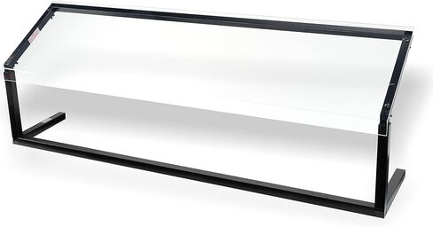Carlisle FoodService Products Buffet Bar Adjustable Sneeze Guard for Catering, Buffets, Restaurants, Plastic, 73.25 Inches, Black in Saudi Arabia