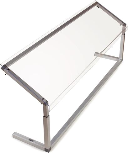 Carlisle FoodService Products Buffet Bar Adjustable Sneeze Guard for Catering, Buffets, Restaurants, Plastic, 73.25 Inches, Black in Saudi Arabia