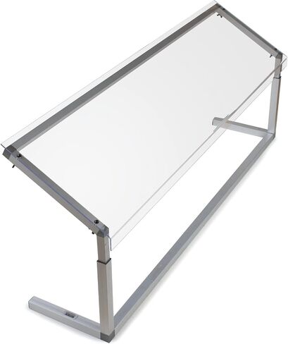 Carlisle FoodService Products Buffet Bar Adjustable Sneeze Guard for Catering, Buffets, Restaurants, Plastic, 73.25 Inches, Black in Saudi Arabia