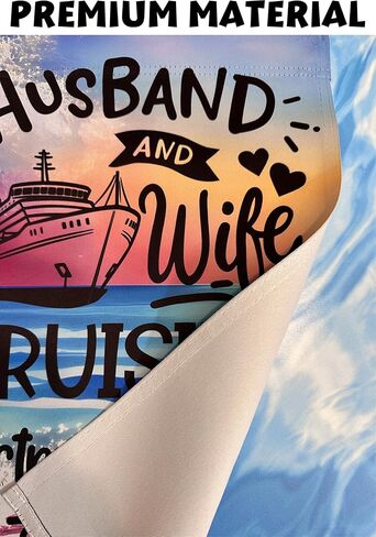 تزيين باب سفينة الرحلات المغناطيسية المخصصة ، لافتة باب سيروز كبيرة ، زوج وزوجة يبحر الشركاء مدى الحياة ، ديكور مخصص للرحلات البحرية ، علم سفينة الرحلات البحرية (بدون تخصيص) in Kuwait