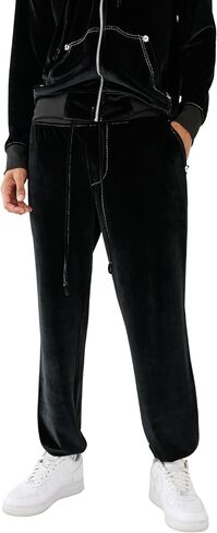 True Religion Men's Velour Big T Jogger in Saudi Arabia