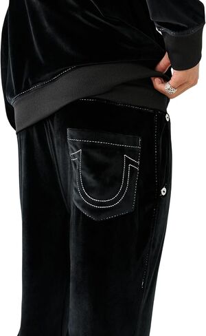 True Religion Men's Velour Big T Jogger in Saudi Arabia