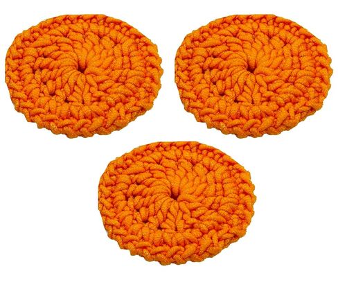 حزمة Scrubbies الطبق من 3 نايلون نايلون ناعمة ومتينة للأواني ، المقلاة ، الأطباق ، قمم الموقد ، الخضار (الشوك الأزرق) in Kuwait