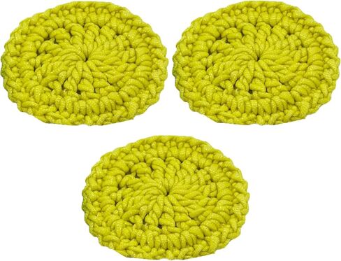حزمة Scrubbies الطبق من 3 نايلون نايلون ناعمة ومتينة للأواني ، المقلاة ، الأطباق ، قمم الموقد ، الخضار (الشوك الأزرق) in Kuwait