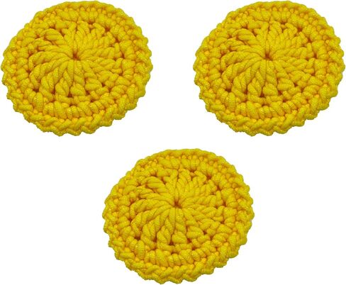 حزمة Scrubbies الطبق من 3 نايلون نايلون ناعمة ومتينة للأواني ، المقلاة ، الأطباق ، قمم الموقد ، الخضار (الشوك الأزرق) in Kuwait