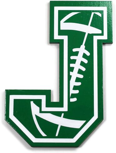 Sports Themed Wooden Letter for Boy's Room - Sports Room Decor (Football) in Saudi Arabia
