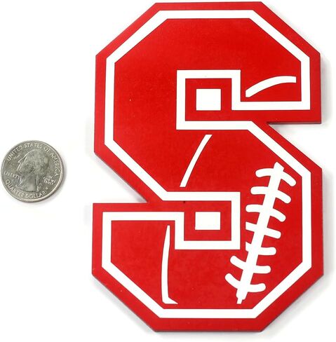 Sports Themed Wooden Letter for Boy's Room - Sports Room Decor (Football) in Saudi Arabia